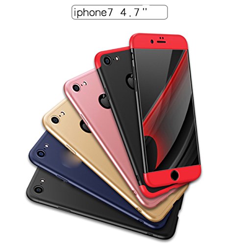 Qissy Carcasa iPhone 7 Incluido Anti-Scratch Anti-Huella Dactilar a Prueba de Choque Estuche Duro Protective Case Cover Skin para iPhone 7 4 7 Rojo Negro reviews Qissy Carcasa iPhone 7 Incluido Anti-Scratch Anti-Huella Dactilar a Prueba de Choque Estuche Duro Protective Case Cover Skin para iPhone 7 4 7 Rojo Negro