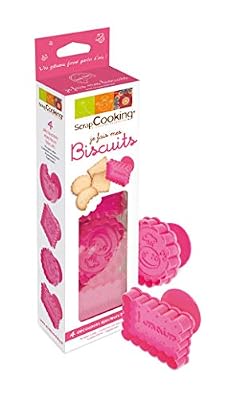 ScrapCooking 2030 Kit - Je Fais Mes Biscuits, Plastique, Rose, 28,5 x 7,5 x 4,5 cm
