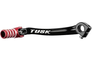 Tusk Klappbarer Schalthebel für Honda, Yamaha, Schwarz / Rot