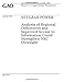 Produktbild Nuclear power :analysis of regional differences and improved access to information could strengthen NRS oversight : report to congressional requesters.