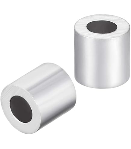 Manchon Ovale Aluminium M2.5 (2,7 Mm) – 100 Pièces Virolles Sertissage Câble Acier 2,5 Mm Pour Boucle Et Assemblage