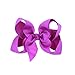 Baby Girl Grosgrain Ribbon 6" Large Boutique Hair Bows Pack Of 16