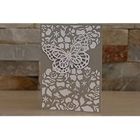 Karte Einladung / Menükarte / Dankeskarte / Glückwunsch zur Hochzeit, Handarbeit