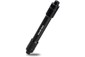 Favengo Thru Axle Adapter 15mm to 9mm Quick Release Adapter Aluminium Alloy Skewer Adapters Converter Hollow Shaft Axle Fork Adapters With 2 Pcs Rubber Rings Fit for Road Bike, Mountain Bike (Black)