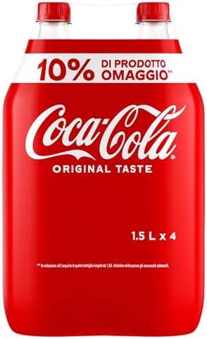 Coca-Cola Original - 4 Bottiglie da 1,5 L