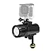 Produktbild Lighten 1000LM Unterwasser Taschenlampe Unterwasser 60m wasserdicht Submarine Licht Wiederaufladbare Batterie LED-Video-Licht füllen Nachtlicht für GoPro Hero 7 APEMAN AKASO Victure Actioncam