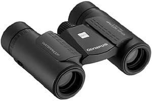 Olympus Binocolo Compatto Impermeabile 10x21 – Ultra Leggero, Antiappannamento, Visione Nitida per Escursioni, Viaggi, Sport Outdoor, Eventi Culturali, Design Elegante e Resistente