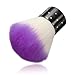 niceeshop(TM) Mini Rhinestones Cosmetic Nail Art Dust Remover Face Brush-Purple & White