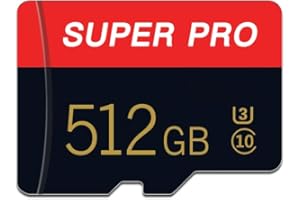 ZSFHONG 512GB Micro SD Card with a Adapter Class 10 MINI SD Card High Speed for Phone,Tablet, Game Console,Dash Cam,Camcorder,Camera