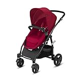 Elegante cochecito de alta calidad con asiento 2 en 1 para usar como capazo para recién nacidos o como silla reversible con arnés de 5 puntos para niños - apto desde el nacimiento hasta los 15 kg