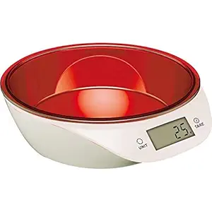 SEVIA Digital Kitchen Weighing Scale Machine for Measure Spices Vegetable Liquids for Health (5 Kg, Multicolour)