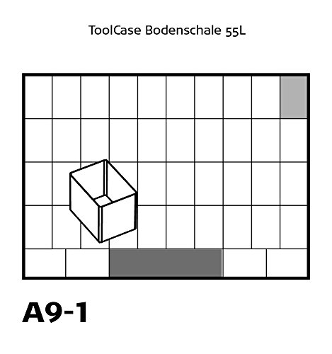raaco Einsatzset, Ordnungssysteme, Typ 55 A: 16xA9-1, transparent, 105347 - 10