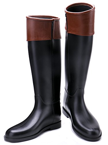 knee length rain boots