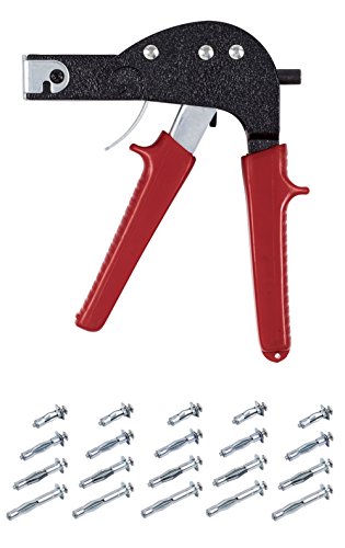 KRT619001 Montageset Set Satz für Hohlraumdübel mit Hohlraumdübelzange + 20 Hohlraumdübel