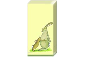 IHR Ideal Home Range - Pocket Tissues You are The Best Guess How Much I Love You Hare 1 Packet of 10 Individual 4-Ply Pocket Tissues 21 cm x 21 cm / 8 inch x 8 inch