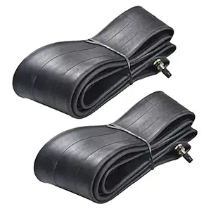 Set of 2 Heavy Duty Motorcycle Tubes fits tyre size Front 90/90-21 and Rear 120/90-17 for Royal Enfield Himalayan