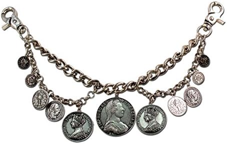 Alpenflüstern Men Cycling Charivari Coins Antique Silver HCH00400095