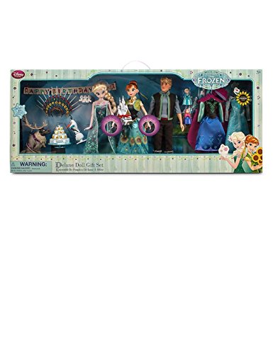 Disney Frozen 15 Piece Deluxe Doll Gift Set **Brand New**