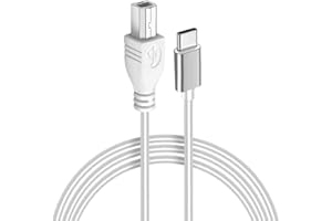 SZBJSMF Cable Midi USB C, Cable OTG compatible avec Appareil de Type C(Téléphone portable,Ordinateur) pour Contrôleur Midi, Clavier Midi, E-Piano, Interface Audio, Instrument De Musique électronique