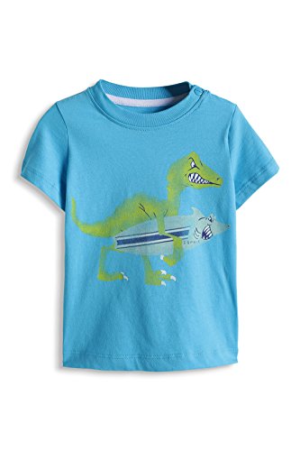 ESPRIT Baby-Boys Surf Dino T-Shirt, Azure Turquoise, 18-24 Months (Manufacturer Size:92)