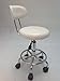 Therapy, Beauty Tattoo Stool with backrest