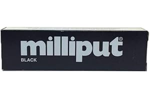 Milliput Pâte époxy couleur noire – 113,4 g (A + B)
