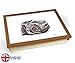 Produktbild Koolart Mercedes SLK Car Illustration Caricature Cushion Lap Tray Kissen Tablett Knietablett Kissentablett - Holz Effekt Rahmen