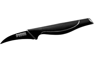 Nirosta Spelucchino Linea Wave in acciaio inossidabile con rivestimento antiaderente nero, 7cm