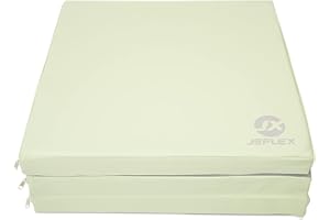 Jeflex - Matelas gymnastique pliable 180 x 60 x 6 cm fabriqué en Allemagne/Tatami judo portable/matelas pliable peu encombrant et tapis de yoga/tapis de gym enfant pour chambre d'enfant