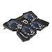 Segolike Laptop Cooling Pad 10"-17" Cooler Pad Chill Mat 3 Fans LED Lights 2 USB Ports Adjustable Stand RS.1950.00