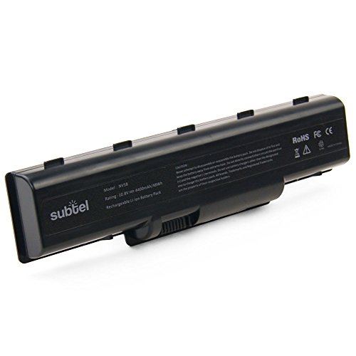 subtel® Qualitäts Akku für Packard Bell EasyNote TJ65 TJ75 TJ71 TJ61 78 77 76 74 73 72 68 67 64 62 TJ66 TH36 TR87 85 83 81 und weitere (4400mAh) – AS09A-31 / -41 / -56 / -61 / -70 / -71 / -73 / -75 / -90 - 2