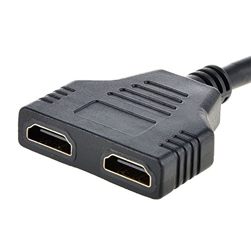 HDMI-Kabel VENMO 1080P HDMI Port männlich zu 2 weiblich 1 in 2 Out Splitter Kabel Adapter Konverter - 2