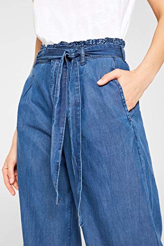 edc by ESPRIT Damen 049CC1B007 Flared Jeans, Blau (Blue Medium Wash 902), W25 (Herstellergröße: 25/28) - 
