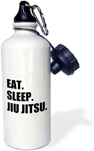 Beforyou Aluminium Sports Water Bottle Eat Sleep Jiu Jitsu Drinking Flask 400ml 600ml