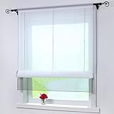 rollo vorhangstange Aufhängung: Tunnelzug, geeignet für Gardinenstangen mit einem Ø bis maximal 3 cm