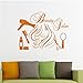Produktbild Friseursalon Aufkleber Schönheitssalon Sex Mädchen Aufkleber Haarschnitt Poster Vinyl Wandkunst Aufkleber Dekor Fenster Dekoration Wandbild 58x78 cm