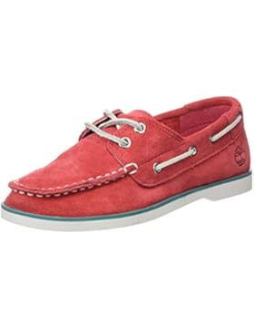 Timberland Unisex-Kinder Seabury Classic 2eye Boatcardinal Hammer Ii Bootsschuhe