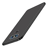 SMTR LG G6 Coque,PC Plastique Coque Ultra Mince Etui Housse Case +1 film protecteur d'écran pour LG G6, Noir