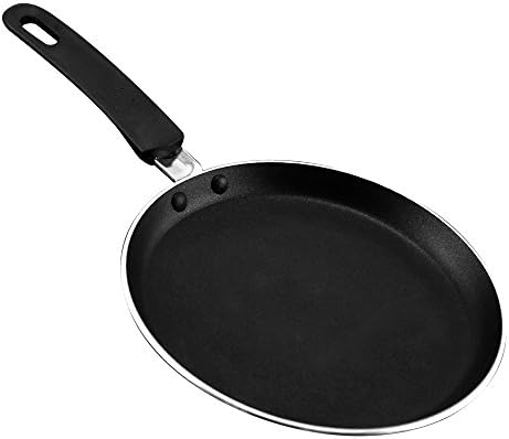 Kinashi Nonstick Heavy Gauge Crepe Pan, Griddle, 20cm 6" Black