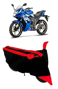 ZANTEX Presents Water Resistant Scooty Bike Cover Compatible with Suzuki Gixxer SF Dustproof Fabric (Red)