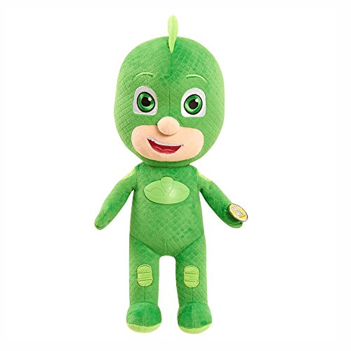 Dickie-Spielzeug PJ Masks - Functional Plush Figura Felpa Gecko con Luz y Sonido