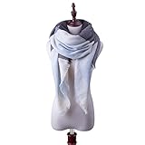 WISH CLUB Women's Winter Scarf Tartan Plaid Shawl Large Warm Soft Chunky Square 