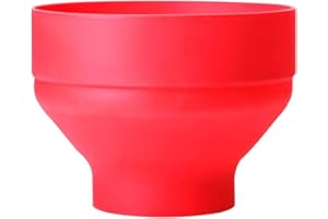 Firulab Palomitas maíz para microondas | Cuenco Plegable para Palomitas maíz con Tapa,Juego tazones para Hacer Palomitas maíz Reutilizables una Sola porción