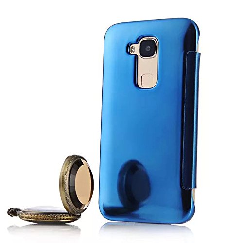 Erdong funda para Huawei Ascend G8 GX8 Lujo Transl cido Plastic Cubierta metal Textura Azul Flip Bookstyle Carcasas para Huawei Ascend G8 GX8 Erdong funda para Huawei Ascend G8 GX8 Lujo Transl cido Plastic Cubierta metal Textura Azul Flip Bookstyle Carcasas para Huawei Ascend G8 GX8