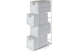 Blue Canyon Madrid 4 Drawer Cabinet White