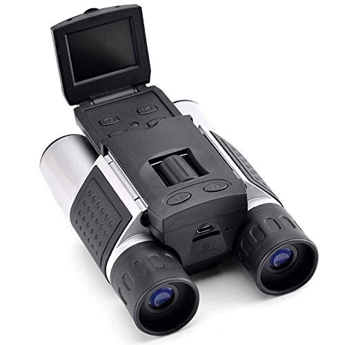 Soldela ® - Binocolo per fotocamera digitale, schermo HD, registra foto e video, ingrandimento x10