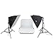 Produktbild LIFE of PHOTO Aufnahmetisch-Set AT-4040-2, mit Softboxen 40x40 cm & 2x105 W