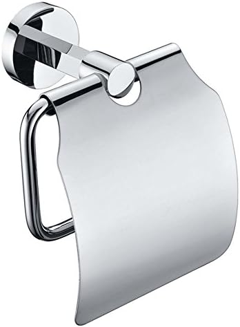 Konhard 4507 Solid Brass Toilet Roll Holder, Chrome