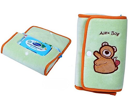 Preisvergleich Produktbild Baby - Beutel für Feuchttücher - Motiv Bär - farbig