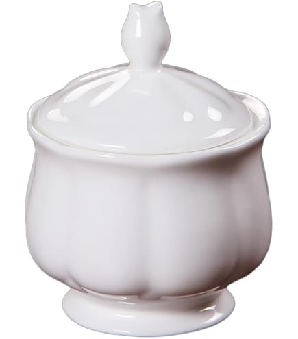 SUCRIER CALIFORNIA PORCELAINE BLANCHE 30CL - Maison de la Porcelaine